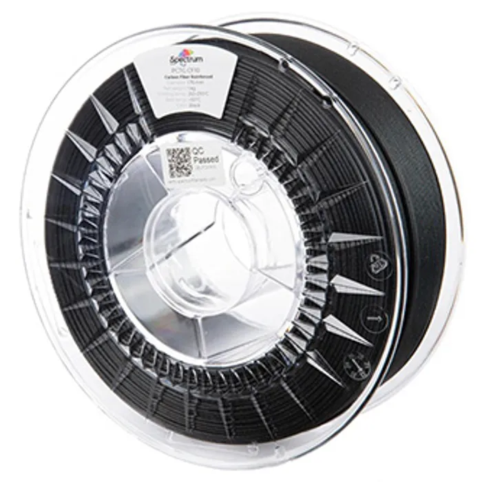 Hlavný obrázok produktu Spectrum 3D filament, PCTG CF10, 1,75mm, 1000g, 80717, black
