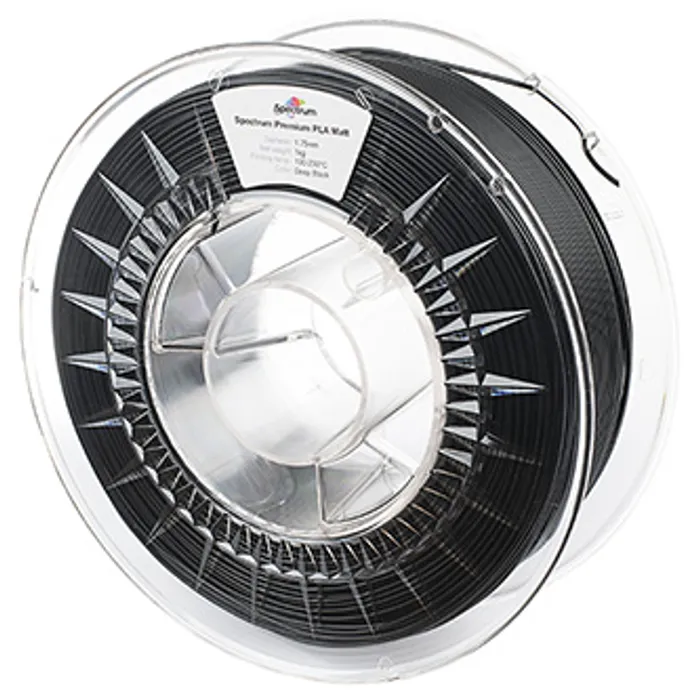 Hlavný obrázok produktu Spectrum 3D filament, PLA Matt, 1,75mm, 1000g, 80236, deep black
