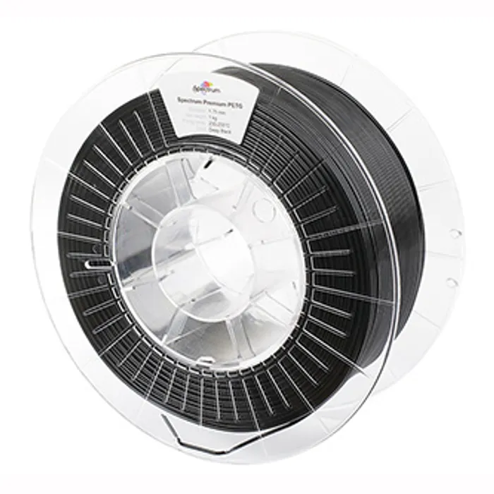 Hlavný obrázok produktu Spectrum 3D filament, Premium PET-G, 1,75mm, 1000g, 80056, deep black