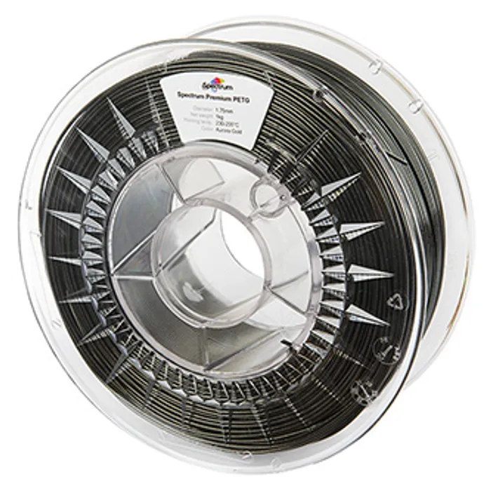 Hlavný obrázok produktu Spectrum 3D filament, Premium PET-G Glitter, 1,75mm, 1000g, 80312, aurora gold