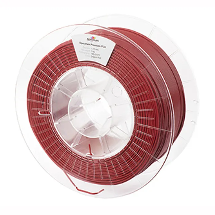 Hlavný obrázok produktu Spectrum 3D filament, Premium PLA, 1,75mm, 1000g, 80003, dragon red