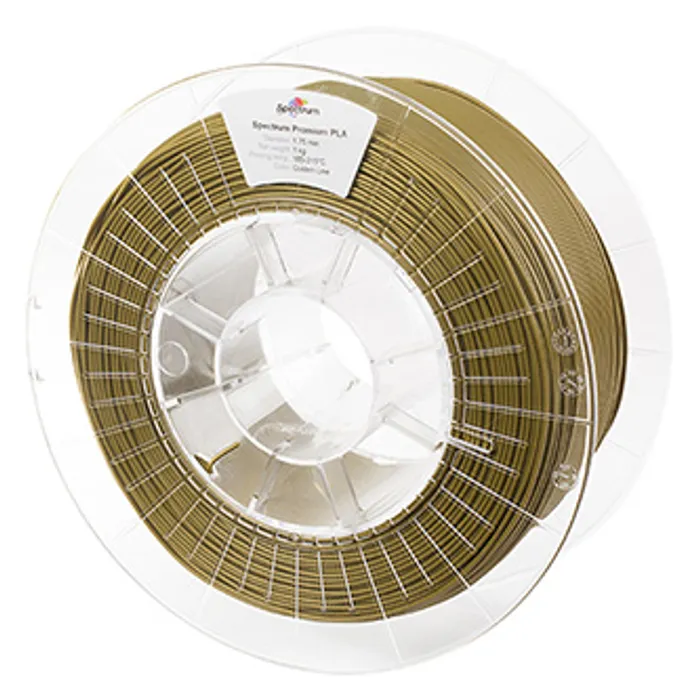 Hlavný obrázok produktu Spectrum 3D filament, Premium PLA, 1,75mm, 1000g, 80005, golden line