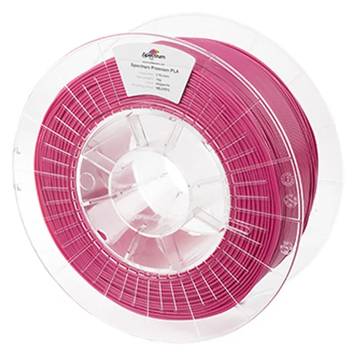 Hlavný obrázok produktu Spectrum 3D filament, Premium PLA, 1,75mm, 1000g, 80009, magenta