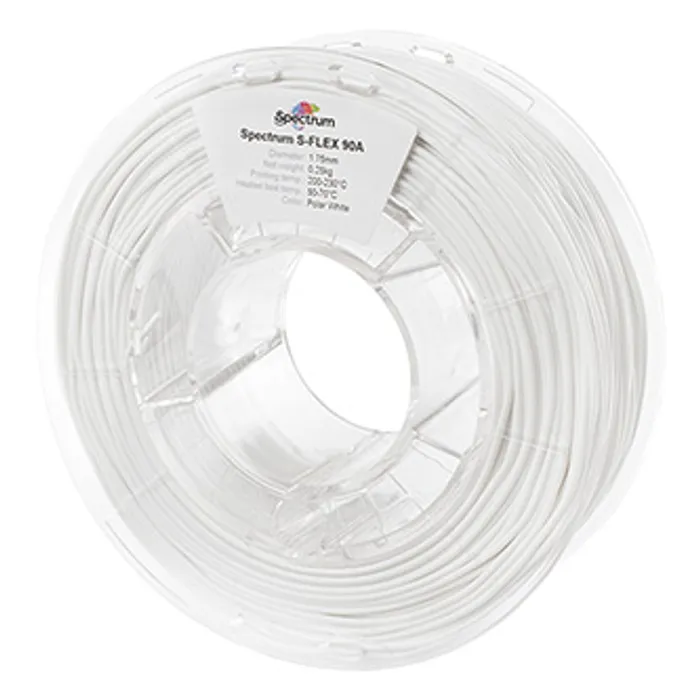 Hlavný obrázok produktu Spectrum 3D filament, S-Flex 90A, 1,75mm, 250g, 80261, polar white