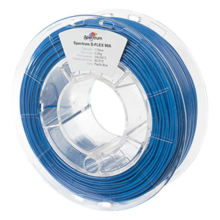 Hlavný obrázok produktu Spectrum 3D filament, S-Flex 90A, 1,75mm, 250g, 80264, pacific blue