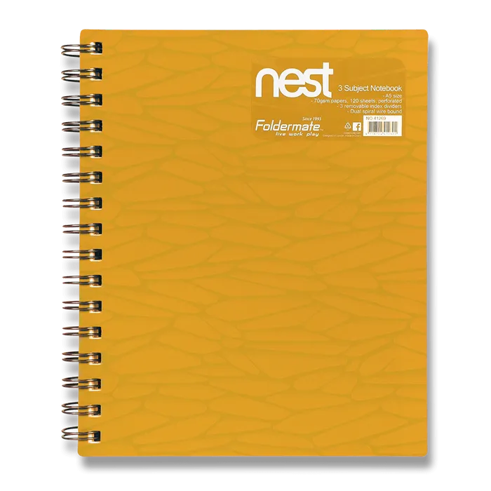 Hlavný obrázok produktu Spirálový blok FolderMate Nest zlatožlutý