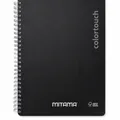 Ďalší obrázok produktu Spirálový zošit "i-Note", 18,5x24, čistý, 90 listov, čierny, MITAMA 62278-90215