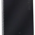Ďalší obrázok produktu Spirálový zošit "i-Note", 18,5x24, linkovaný, 90 listov, čierny, MITAMA 62283-90207
