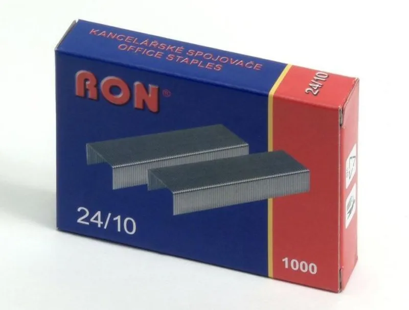 Hlavný obrázok produktu Spojovače 24/10 1000 ks - 484/10 RON do sešívačky Mikov