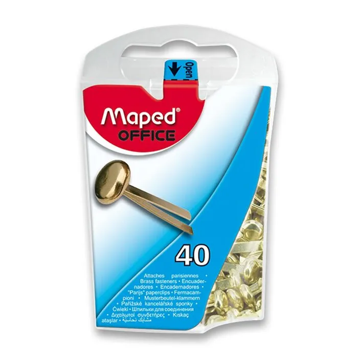 Hlavný obrázok produktu Sponky mosazné, 40 ks