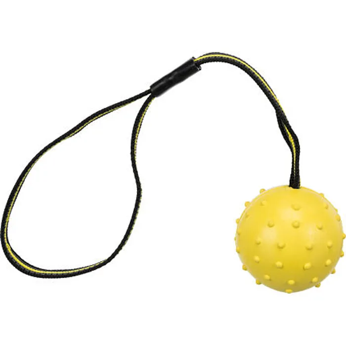 Hlavný obrázok produktu SPORTING míč tvrdý na nylon.pásku, přírodní guma 6 cm/35 cm