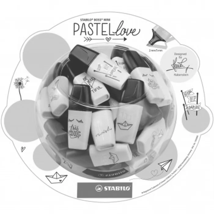 Hlavný obrázok produktu STABILO BOSS MINI Pastellove 50 ks Bonbonglas