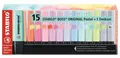 STABILO BOSS ORIGINAL Pastel 15 ks Deskset