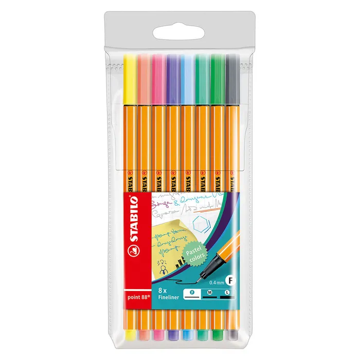 Hlavný obrázok produktu STABILO point 88 8 ks Sada "Pastel"
