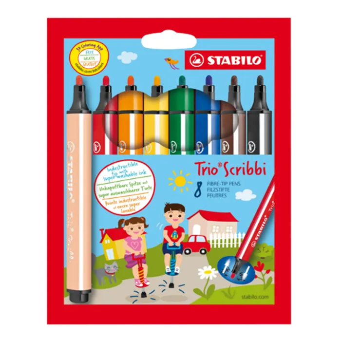 Hlavný obrázok produktu STABILO Trio Scribbi 8 ksu