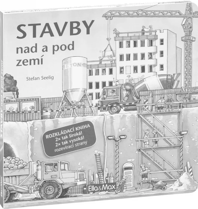 Hlavný obrázok produktu STAVBY NAD A POD ZEMÍ – Velkoformátová rozkládací kniha