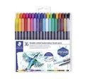 Ďalší obrázok produktu Štetcové fixy Marsgraphic Duo, sada, 36 farieb, 0,5-0,8/1,0-6,0 mm, obojstranné, STAEDTLE