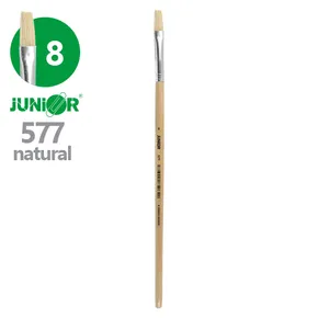 Plochý štetec JUNIOR 577 Natural, č. 8