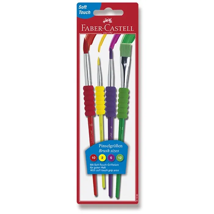 Hlavný obrázok produktu Štěteček Faber-Castell 481600 Soft 4 kusy