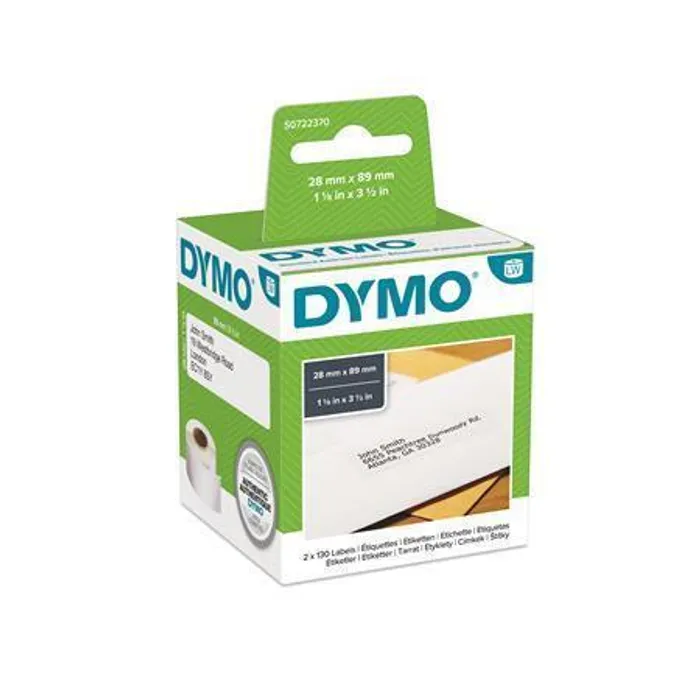 Hlavný obrázok produktu Štítky pro LW štítkovač, 89x28 mm, 130 ks, DYMO