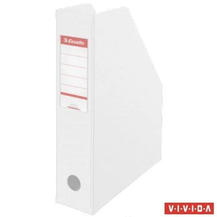 Hlavný obrázok produktu Stojan na časopisy, skládací, Vivida bílá, 70 mm, PVC/ karton, ESSELTE