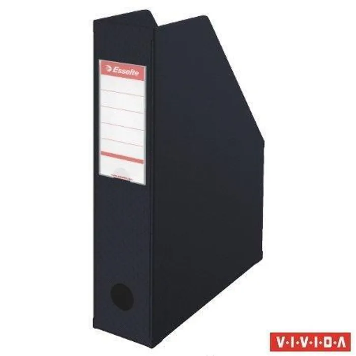 Hlavný obrázok produktu Stojan na časopisy, skládací, Vivida černá, 70 mm, PVC/ karton, ESSELTE