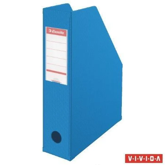 Hlavný obrázok produktu Stojan na časopisy, skládací, Vivida modrá, 70 mm, PVC/ karton, ESSELTE