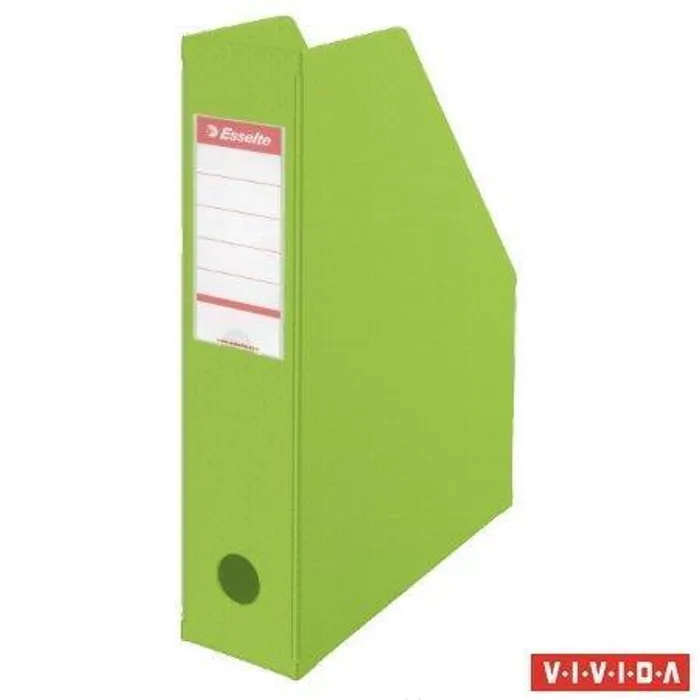 Hlavný obrázok produktu Stojan na časopisy, skládací, Vivida zelená, 70 mm, PVC/ karton, ESSELTE