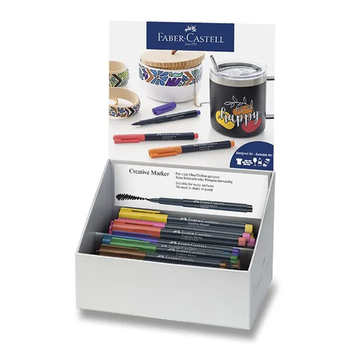 Hlavný obrázok produktu Stojánek Popisovače Faber-Castell Creative 50 ks