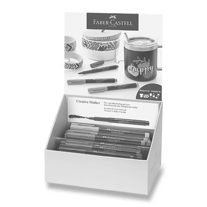 Hlavný obrázok produktu Stojánek Popisovače Faber-Castell Creative 50 ks