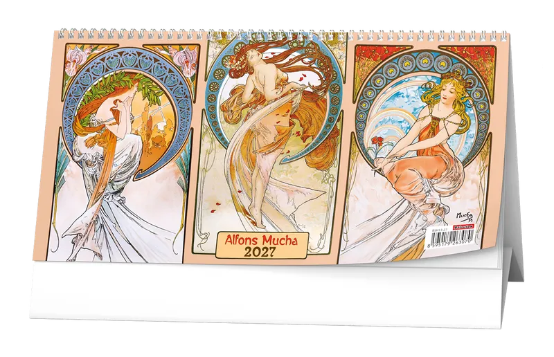 Hlavný obrázok produktu Stolní čtrnáctidenní kalendář - Alfons Mucha 2027