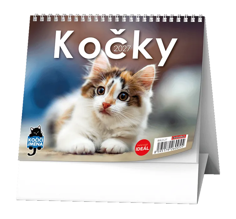Hlavný obrázok produktu Stolní kalendář - IDEÁL - Kočky /s kočičími jmény/