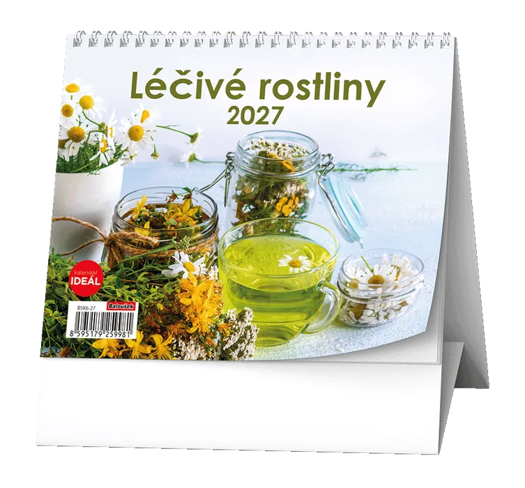 Hlavný obrázok produktu Stolní kalendář - IDEÁL - Léčivé rostliny