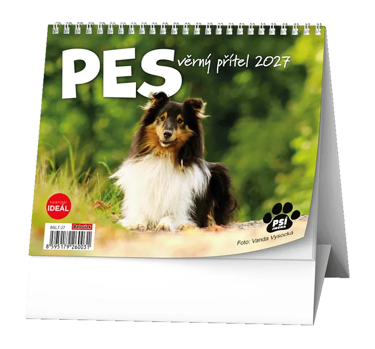 Hlavný obrázok produktu Stolní kalendář - IDEÁL - Pes - věrný přítel /s psími jmény/
