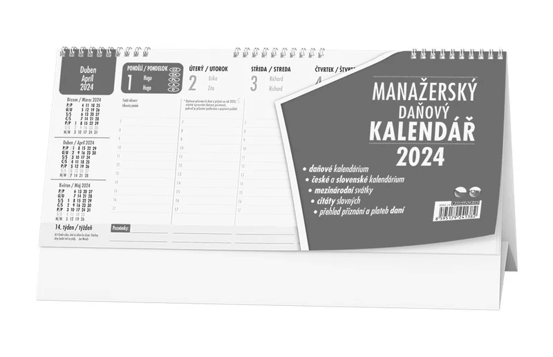 Hlavný obrázok produktu Stolní kalendář - Manažerský kalendář
