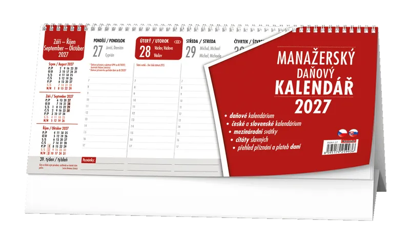 Hlavný obrázok produktu Stolní kalendář - Manažerský kalendář