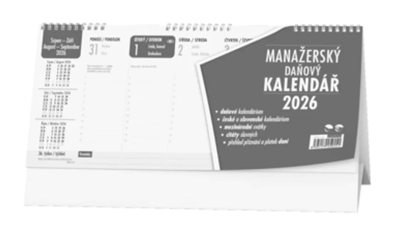 Hlavný obrázok produktu Stolní kalendář - Manažerský kalendář