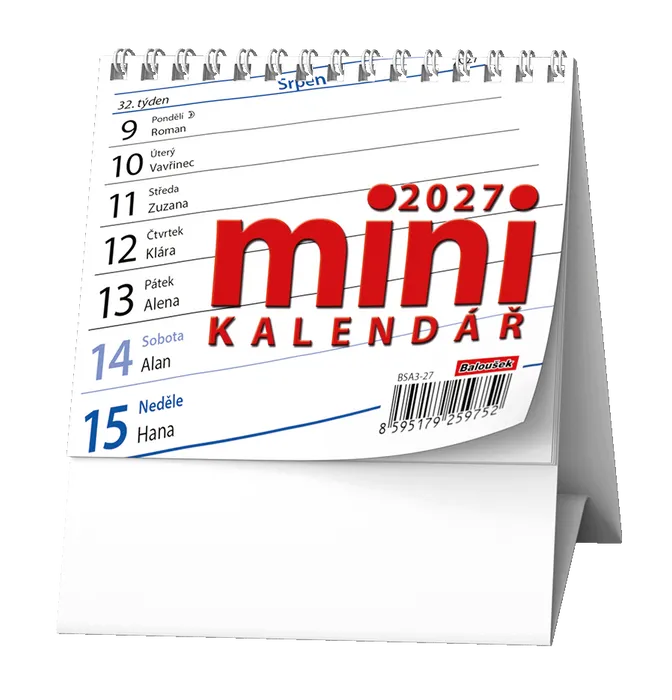 Hlavný obrázok produktu Stolní kalendář - MINI kalendář