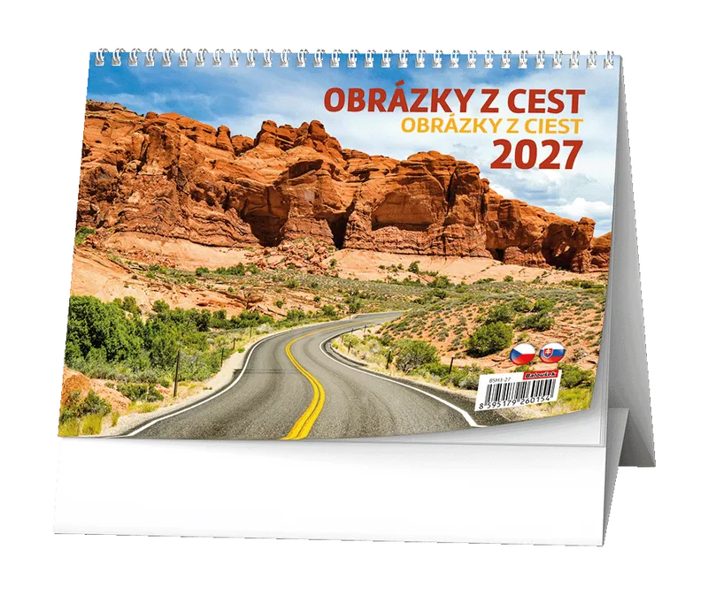 Hlavný obrázok produktu Stolní kalendář - Obrázky z cest