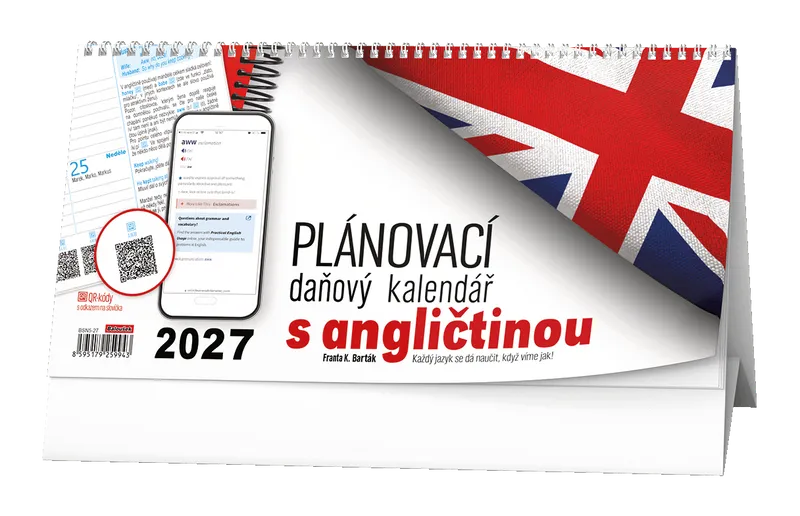 Hlavný obrázok produktu Stolní kalendář - Plánovací daňový kalendář s angličtinou