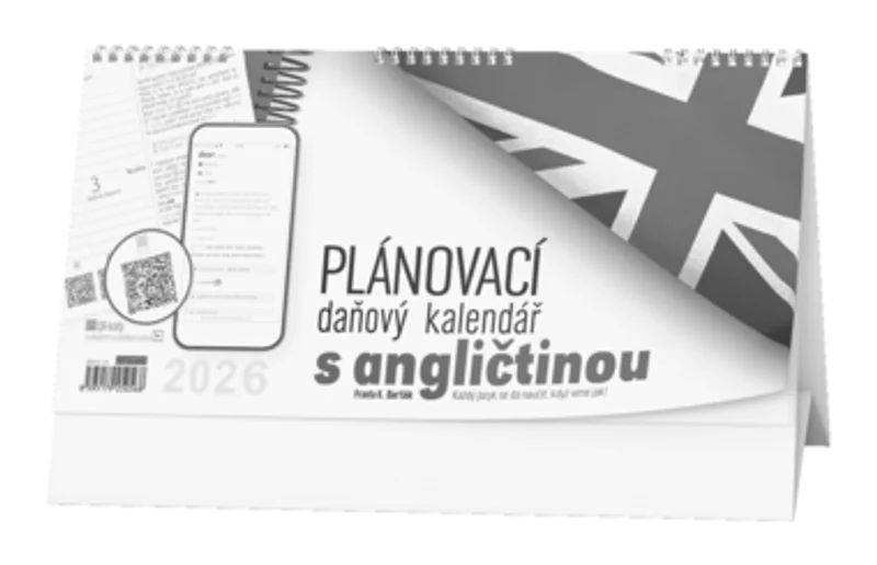 Hlavný obrázok produktu Stolní kalendář - Plánovací daňový kalendář s angličtinou