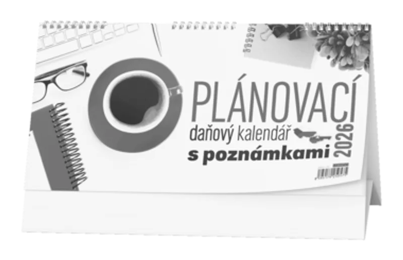 Hlavný obrázok produktu Stolní kalendář - Plánovací daňový kalendář s poznámkami