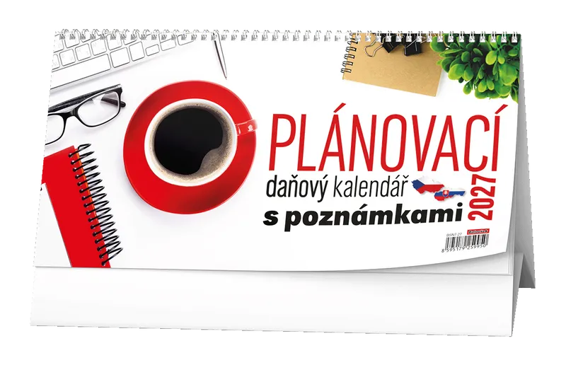 Hlavný obrázok produktu Stolní kalendář - Plánovací daňový kalendář s poznámkami