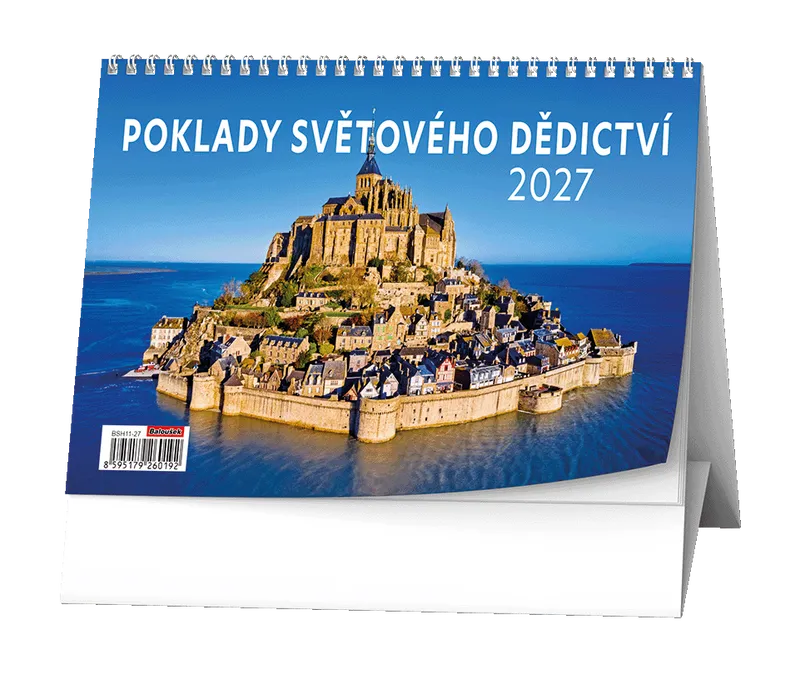 Hlavný obrázok produktu Stolní kalendář - Poklady světového dědictví