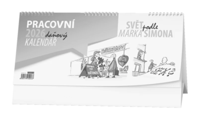 Hlavný obrázok produktu Stolní kalendář - Pracovní daňový kalendář - Svět podle Marka Simona