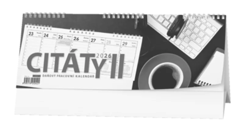 Hlavný obrázok produktu Stolní kalendář - Pracovní kalendář CITÁTY II