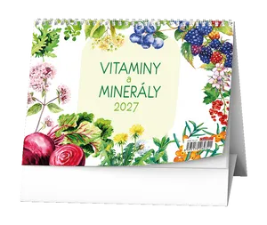 Stolový kalendár - Vitamíny a minerály