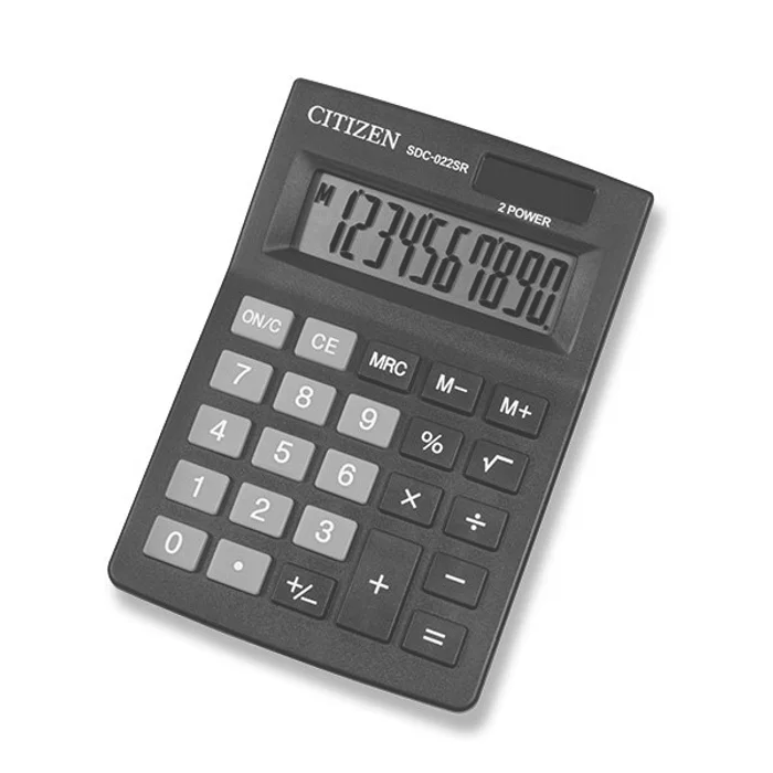 Hlavný obrázok produktu Stolní kalkulátor Citizen SDC-022S