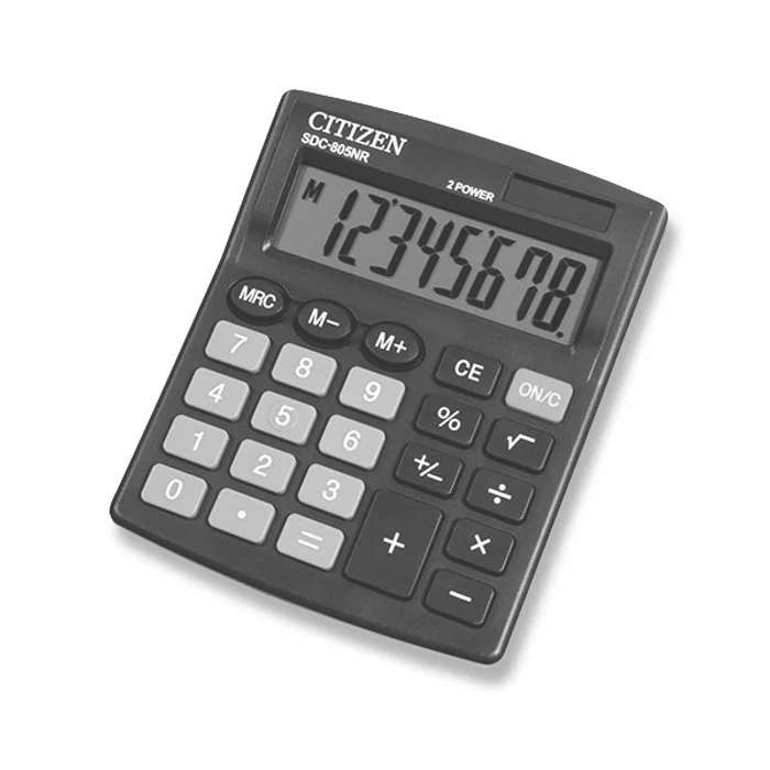 Hlavný obrázok produktu Stolní kalkulátor Citizen SDC-805NR