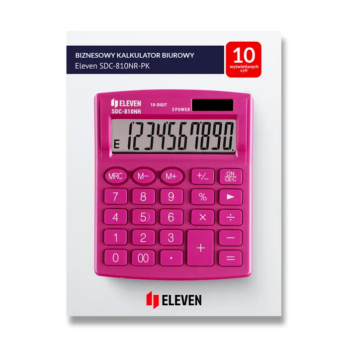 Hlavný obrázok produktu Stolní kalkulátor Eleven 810NR růžová